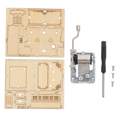 HONITANO DIY Holzpuzzle Spieluhr Klavier Modell Bausatz aus Premium Holz Glatt Poliert als und Dekoration Fördert Kreativität und Lernspaß HONITANO DIY Holzpuzzle Spieluhr Klavier Modell Bausatz aus Premium Holz Glatt Poliert als und Dekoration Fördert Kreativität und Lernspaß von HONITANO