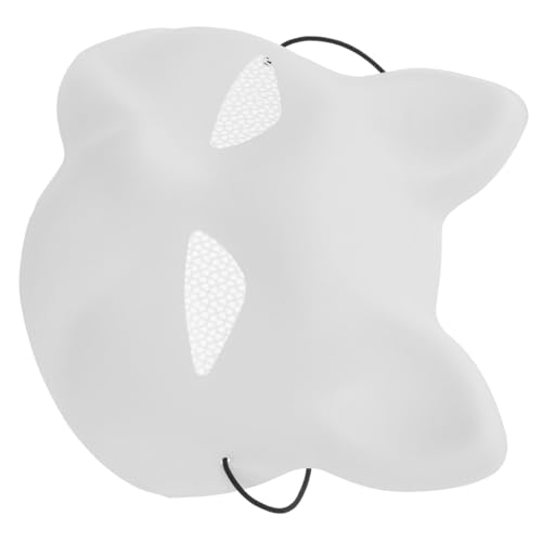 HONITANO DIY Katzenmaske zum Bemalen Weiße Matte Halbschale Unvollendete Tier Masquerade für Karneval Cosplay Geburtstags und Halloween Party Vielseitig für Kreative Kostüme und HONITANO DIY Katzenmaske zum Bemalen Weiße Matte Halbschale Unvollendete Tier Masquerade für Karneval Cosplay Geburtstags und Halloween Party Vielseitig für Kreative Kostüme und von HONITANO