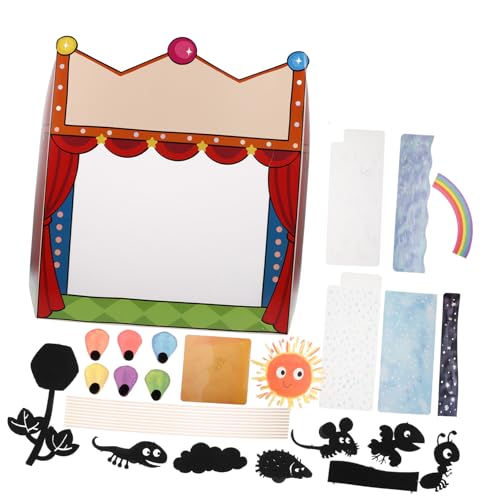 HONITANO DIY Schattenpuppen Bastelset für Interaktives Puppentheater mit Handbewegungen Fördert Feinmotorik und Kreatives Geschichtenerzählen Pädagogisches Schattenpuppenspiel für Lernspaß HONITANO DIY Schattenpuppen Bastelset für Interaktives Puppentheater mit Handbewegungen Fördert Feinmotorik und Kreatives Geschichtenerzählen Pädagogisches Schattenpuppenspiel für Lernspaß von HONITANO