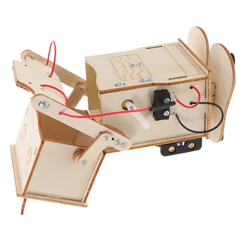 HONITANO DIY Wissenschafts- Und Technologieroboter Spielzeug Aus Holz, Münzfressmaschine Für Kinder, Stem Educational Building Kit, Mechanisches Modell Für Wissenschaftliche Erkundung von HONITANO