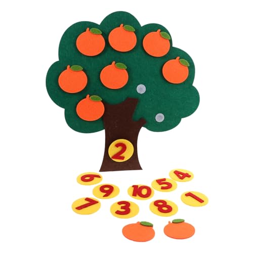 HONITANO DIY Zahlen Lernspielzeug für Kleinkinder Nicht Gewebtes Pädagogisches Puzzle Zahlen Rechenförderung im Kindergarten Motorische und Kognitive Entwicklung von HONITANO