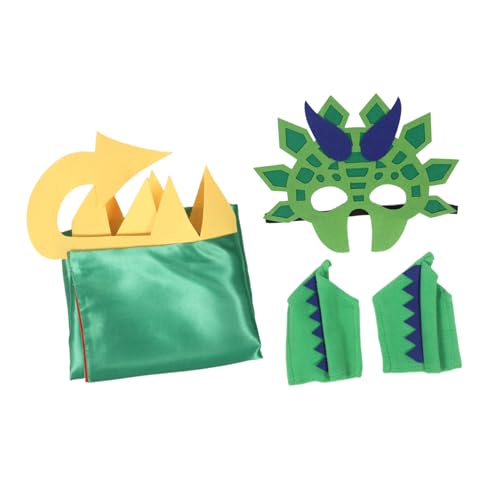 HONITANO Dinosaurier Kostüm Umhang mit Maske für Jungen Mädchen Weicher Cartoon Dino Cape Einfach Anzuziehen Robust Verarbeitet für Halloween Fasching Geburtstag und Rollenspiele HONITANO Dinosaurier Kostüm Umhang mit Maske für Jungen Mädchen Weicher Cartoon Dino Cape Einfach Anzuziehen Robust Verarbeitet für Halloween Fasching Geburtstag und Rollenspiele von HONITANO