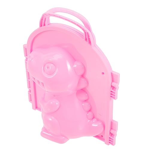 HONITANO Dinosaurier Schneemodellbauer Winter Schneespielzeug Schneespielzeug Für Schneeklammer Schneeklammer Für Outdoor Schneespielzeug Schneeball Rosy Plastic von HONITANO