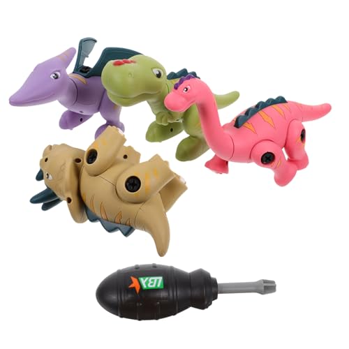 HONITANO Dinosaurier Zusammenbau Teilig Lustige DIY Modellbausätze für Fördert Kreativität und Feinmotorik für Geburtstag und Dinosaurier Partys von HONITANO