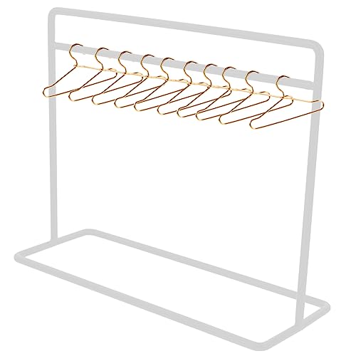HONITANO Doll Kleiderständer Mini Kleiderbügel und Hänger für Puppenoutfits Robuster und Praktischer Puppenkleider Rack für Puppenhaus Spielzeugzimmer von HONITANO