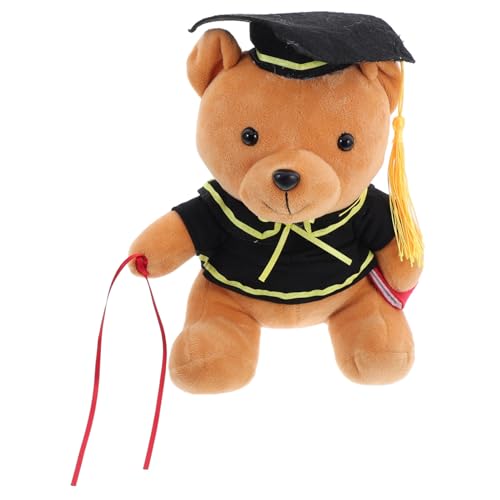 HONITANO Dr. Bärenpuppe Kuscheltier Abschluss Plüsch Bär Plüschbär Geschenkidee Souvenirbeere abschluss Abschlusstier-Plüschspielzeug Abschluss Stofftier Bär PP Baumwolle HONITANO Dr. Bärenpuppe Kuscheltier Abschluss Plüsch Bär Plüschbär Geschenkidee Souvenirbeere abschluss Abschlusstier-Plüschspielzeug Abschluss Stofftier Bär PP Baumwolle von HONITANO