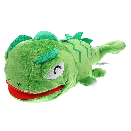 HONITANO Echse Handpuppe aus Plüsch Bewegliche Mundöffnung für Interaktives Rollenspiel und Fantasiespielzeug für Fördert Kommunikation und Kreativität HONITANO Echse Handpuppe aus Plüsch Bewegliche Mundöffnung für Interaktives Rollenspiel und Fantasiespielzeug für Fördert Kommunikation und Kreativität von HONITANO