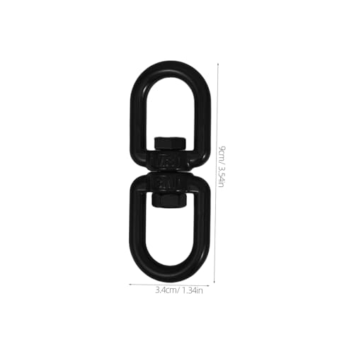 HONITANO Edelstahl Schaukelhaken Drehwirbel mit Doppelt Ring für Hängesessel Hängemattenzubehör Kinderfreundlich Reibungslose Drehung Vielseitig Kompatibel mit Ketten und Seilen HONITANO Edelstahl Schaukelhaken Drehwirbel mit Doppelt Ring für Hängesessel Hängemattenzubehör Kinderfreundlich Reibungslose Drehung Vielseitig Kompatibel mit Ketten und Seilen von HONITANO