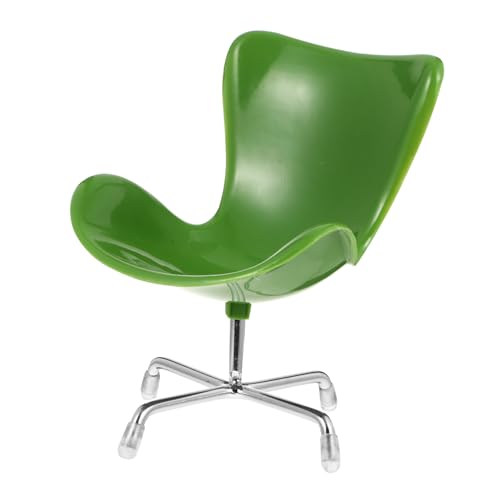 HONITANO Egg Chair für Puppenhaus Dekorativer Plastikstuhl für Kinderzimmer Kreatives und Zubehör für Mini Häuser Fördert Vorstellungskraft und Geschicklichkeit von HONITANO