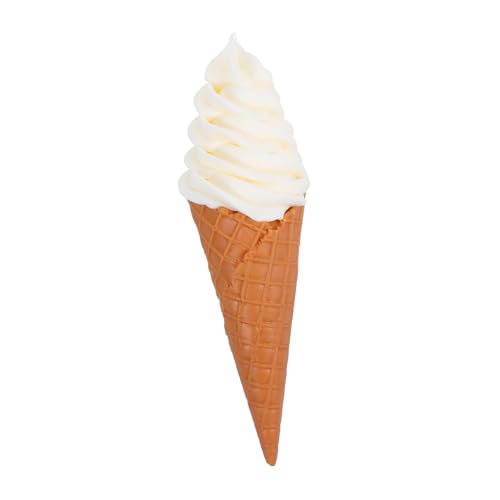 HONITANO Eisspielzeug für Creme gefälschte Eiswaffel künstliches gefälschtes Eisspielzeug Mini gefälschte Eisdekorationen Kunsteis Prop- PVC Weiß HONITANO Eisspielzeug für Creme gefälschte Eiswaffel künstliches gefälschtes Eisspielzeug Mini gefälschte Eisdekorationen Kunsteis Prop- PVC Weiß von HONITANO