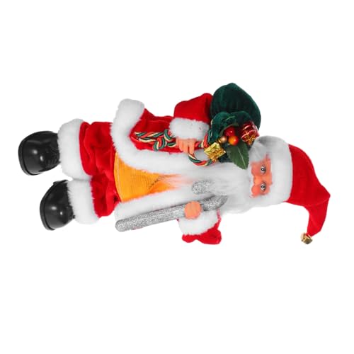 HONITANO Elektrische Santa-Figur mit Musikfunktion Bewegliche Arme Festliche Weihnachtsdekoration für Xmas Party und Heimdeko HONITANO Elektrische Santa-Figur mit Musikfunktion Bewegliche Arme Festliche Weihnachtsdekoration für Xmas Party und Heimdeko von HONITANO