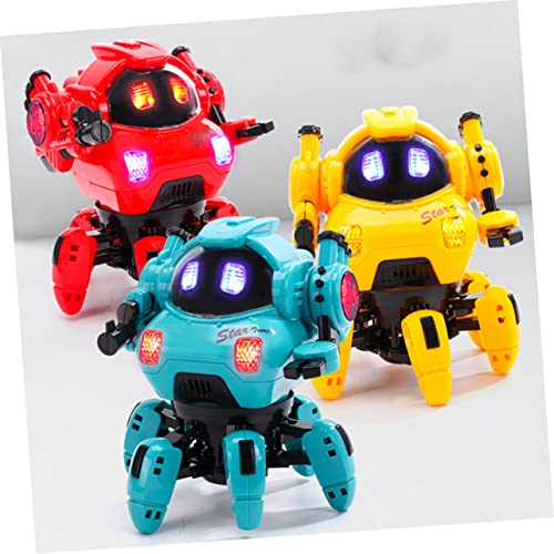 HONITANO Tanzender Roboter Für Kinder Elektrisches Roboterspielzeug Kreatives Spielzeug Aus Kunststoff Mit Licht Und Sound Für Jungen Und Mädchen Fördert Die Eltern Kind Beziehung HONITANO Tanzender Roboter Für Kinder Elektrisches Roboterspielzeug Kreatives Spielzeug Aus Kunststoff Mit Licht Und Sound Für Jungen Und Mädchen Fördert Die Eltern Kind Beziehung von HONITANO