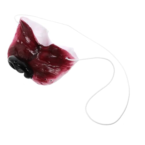 HONITANO Faux Wolf Dog Nose Vinyl Kostüm Requisite für Party Cosplay Tiernase Stabil Langlebig Tierisches Accessoire für Fasching Bühne Halloween von HONITANO