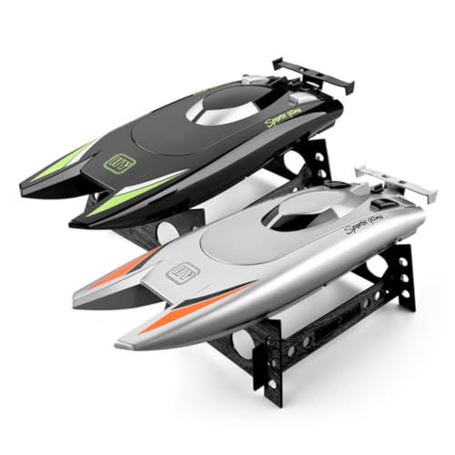 HONITANO Ferngesteuertes Hochgeschwindigkeits Rc Boot Set Elektrisches Wasser Miniatur Rennboot für Erwachsene Schwarzes Modell für Pools und Seen HONITANO Ferngesteuertes Hochgeschwindigkeits Rc Boot Set Elektrisches Wasser Miniatur Rennboot für Erwachsene Schwarzes Modell für Pools und Seen von HONITANO