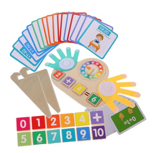 HONITANO Fingerzählspielzeug mit Tiermotiven Holz-Mathe Lernspielzeug für Frühe Zahlen- Uhr Rechenhilfe Farberkennung Hand-Auge-koordination und Familieninteraktion HONITANO Fingerzählspielzeug mit Tiermotiven Holz-Mathe Lernspielzeug für Frühe Zahlen- Uhr Rechenhilfe Farberkennung Hand-Auge-koordination und Familieninteraktion von HONITANO