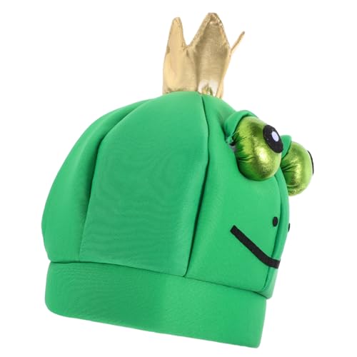 HONITANO Froschkostüm Hut mit Augen Vielseitiges Party Accessoire für Halloween und Karneval Kreatives Tier Cosplay für Bühne und Foto Unisex Froschschal Mütze für Kostümfest HONITANO Froschkostüm Hut mit Augen Vielseitiges Party Accessoire für Halloween und Karneval Kreatives Tier Cosplay für Bühne und Foto Unisex Froschschal Mütze für Kostümfest von HONITANO