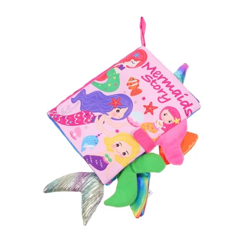HONITANO Früherziehungs Stoffbuch für Junge Mädchen Reißfestes Leichtes Aktivitätsspielzeug mit Buntem Tier Design Pädagogisches Spielbuch für Neugeborene und Kleinkinder Sicheres von HONITANO