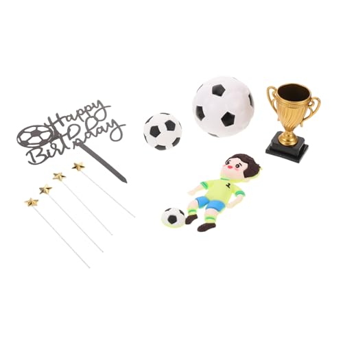 HONITANO Fußball Geburtstagskuchen Dekoration Realistische Fußballspieler Figuren Fußballfeld Tortenaufsätze Fußball Deko für Sportparty Wiederverwendbar Detailreich Leicht Anzubringen HONITANO Fußball Geburtstagskuchen Dekoration Realistische Fußballspieler Figuren Fußballfeld Tortenaufsätze Fußball Deko für Sportparty Wiederverwendbar Detailreich Leicht Anzubringen von HONITANO