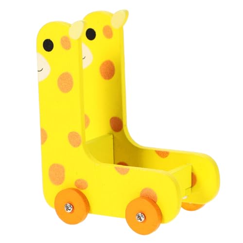 HONITANO Gelber Dekorativer Puppenwagen Trolley Modell Mini Trolley Schmuck Hölzerner Puppenhaus Trolley HONITANO Gelber Dekorativer Puppenwagen Trolley Modell Mini Trolley Schmuck Hölzerner Puppenhaus Trolley von HONITANO