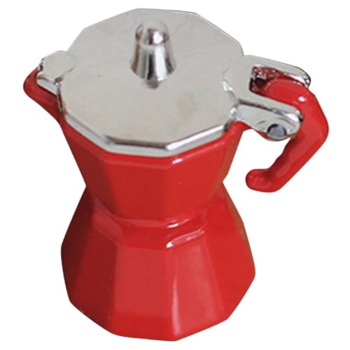 HONITANO Geräte für Mini-Kaffeemaschinen Spielzeugkaffeemaschinen Miniatur puppenhauszubehör Mikrolandschaft Dekoration Kaffeemaschine Ornament Kaffeezeit im Puppenhaus Legierung rot HONITANO Geräte für Mini-Kaffeemaschinen Spielzeugkaffeemaschinen Miniatur puppenhauszubehör Mikrolandschaft Dekoration Kaffeemaschine Ornament Kaffeezeit im Puppenhaus Legierung rot von HONITANO