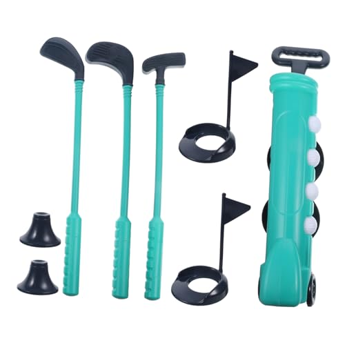 HONITANO Golfset aus Robustem Kunststoff Leicht und Tragbar Inklusive Zubehör für Spielerisches Lernen und Hand Auge koordination für Outdoor Spiele von Jungen und Mädchen von HONITANO