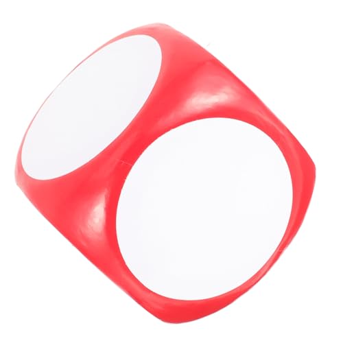 HONITANO Großer DIY Schaumstoffwürfel Rot Abwischbarer Runder Schaumwürfel Leichtes für Party Bar Schule und Familien Vielseitig für Spiele und Lernaktivitäten von HONITANO