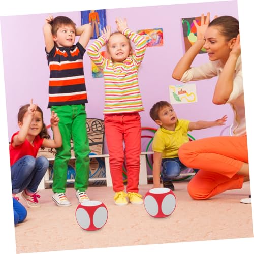 HONITANO Großer Löschbarer Schaumstoffwürfel DIY Würfel für Party Spiele Unterrichtsbedarf Vielseitiger Eva Würfel mit Abgerundeten Ecken für Brettspiele und Bildungsprojekte von HONITANO