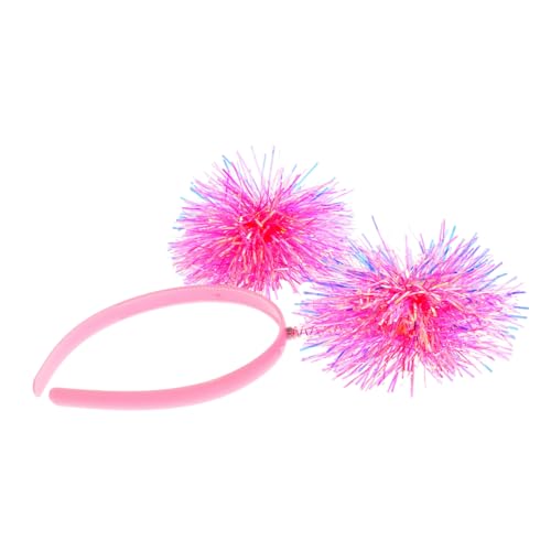 HONITANO Haargummi Haarnadel Pom-pom-stirnbänder Hoch Funkeln Zubehör Geburtstag Party Pom-stirnband Bommel-stirnbänder Für Frauen Accessoires Für Mädchen Led-stirnband Rosa Plastik HONITANO Haargummi Haarnadel Pom-pom-stirnbänder Hoch Funkeln Zubehör Geburtstag Party Pom-stirnband Bommel-stirnbänder Für Frauen Accessoires Für Mädchen Led-stirnband Rosa Plastik von HONITANO