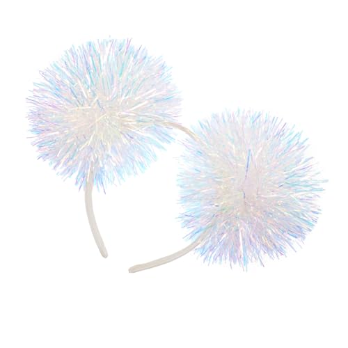 HONITANO Haarreif mit Glitzerbommel Lametta Haarreifen Weihnachtsstirnband mit Pompom Langlebiges Party Accessoire für Fasching Foto Requisiten und Festtagsfeiern HONITANO Haarreif mit Glitzerbommel Lametta Haarreifen Weihnachtsstirnband mit Pompom Langlebiges Party Accessoire für Fasching Foto Requisiten und Festtagsfeiern von HONITANO