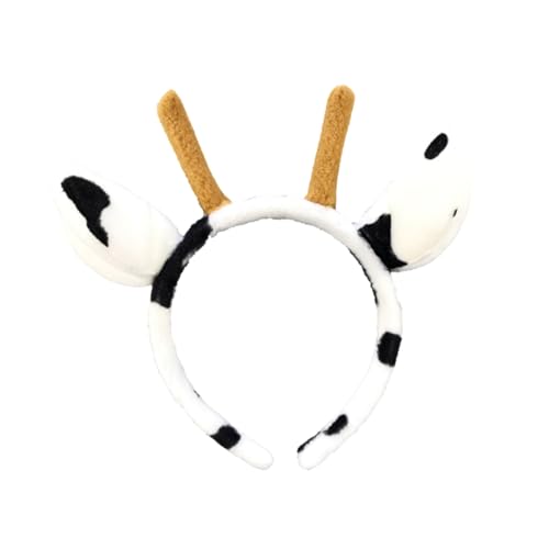 HONITANO Haarreif mit Kuh Ohren und Rentiergeweih Leichtes Haarschmuck für Junge Mädchen Stilvolles Kostümzubehör für Karneval Party und Cosplay Dekoratives Headband für Foto Requisiten HONITANO Haarreif mit Kuh Ohren und Rentiergeweih Leichtes Haarschmuck für Junge Mädchen Stilvolles Kostümzubehör für Karneval Party und Cosplay Dekoratives Headband für Foto Requisiten von HONITANO