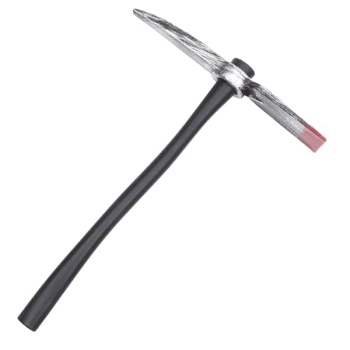HONITANO Halloween Cosplay Requisite Realistische Deko Pickaxe Requisit für Party Bühne Performance Sicheres Detailreiches Halloween Zubehör für Gruselige Kostüme HONITANO Halloween Cosplay Requisite Realistische Deko Pickaxe Requisit für Party Bühne Performance Sicheres Detailreiches Halloween Zubehör für Gruselige Kostüme von HONITANO