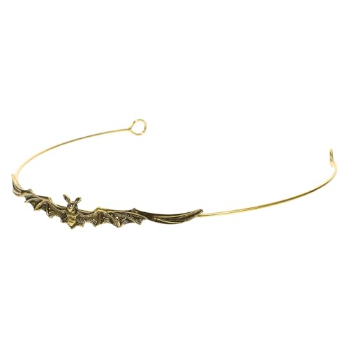 HONITANO Halloween Fledermaus Haarreif Cosplay Headband mit Retro Metall Fledermaus Design Leichtes Party Haaraccessoire für Mädchen Performance und Kostümfestivals HONITANO Halloween Fledermaus Haarreif Cosplay Headband mit Retro Metall Fledermaus Design Leichtes Party Haaraccessoire für Mädchen Performance und Kostümfestivals von HONITANO