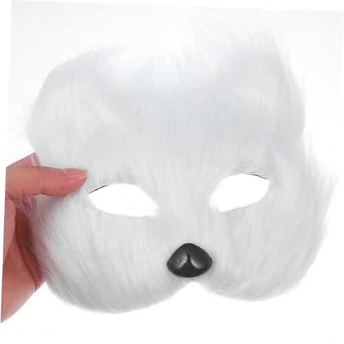 HONITANO Halloween Fuchs Maske Weiß mit Cosplay Tierkostüm Zubehör für Erwachsene Karneval Party Requisiten Einfach zu Tragen und Vielseitig für Fasching und Themenfeiern HONITANO Halloween Fuchs Maske Weiß mit Cosplay Tierkostüm Zubehör für Erwachsene Karneval Party Requisiten Einfach zu Tragen und Vielseitig für Fasching und Themenfeiern von HONITANO