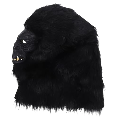 HONITANO Halloween Gorilla Maske Lustige Tierverkleidung für Kostümpartys Cosplay und Karnevalsveranstaltungen Unisex Bequem und Atmungsaktiv HONITANO Halloween Gorilla Maske Lustige Tierverkleidung für Kostümpartys Cosplay und Karnevalsveranstaltungen Unisex Bequem und Atmungsaktiv von HONITANO