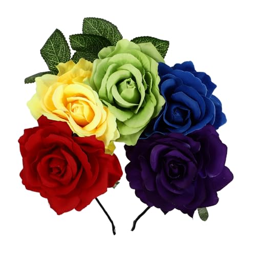 HONITANO Halloween Haarreif Damen Farbenfrohes Blumen Stirnband Eleganter Haarschmuck für Karneval Kostüm Party und Cosplay Zartes Halloween Flower Headdress Vielseitiges Damen Accessoire HONITANO Halloween Haarreif Damen Farbenfrohes Blumen Stirnband Eleganter Haarschmuck für Karneval Kostüm Party und Cosplay Zartes Halloween Flower Headdress Vielseitiges Damen Accessoire von HONITANO