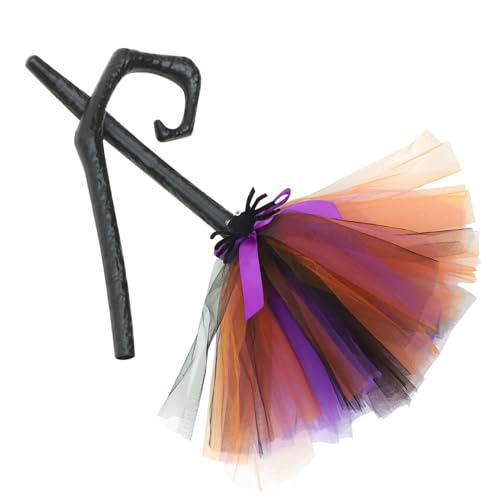 HONITANO Halloween Hexenbesen Cosplay Requisite Leichtes Kostümzubehör für Party Dekoration und Hexenverkleidung Tragbarer Zauberbesen in für Magische Halloween Atmosphäre HONITANO Halloween Hexenbesen Cosplay Requisite Leichtes Kostümzubehör für Party Dekoration und Hexenverkleidung Tragbarer Zauberbesen in für Magische Halloween Atmosphäre von HONITANO