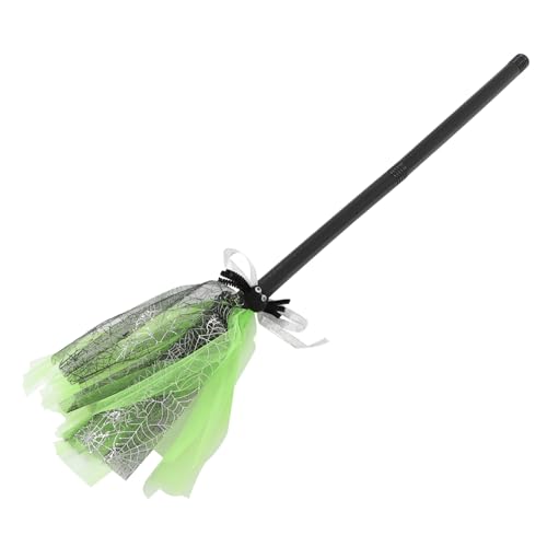 HONITANO Halloween Hexenbesen Cosplay Zubehör Abnehmbar Robustes Design Halloween Hexen Kostüm Requisit für Mottoparty Karneval HONITANO Halloween Hexenbesen Cosplay Zubehör Abnehmbar Robustes Design Halloween Hexen Kostüm Requisit für Mottoparty Karneval von HONITANO