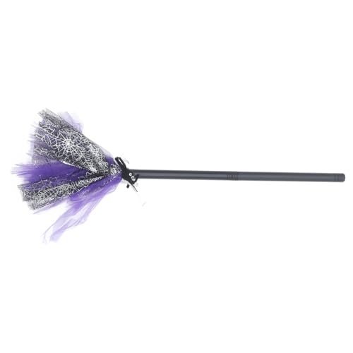 HONITANO Halloween Hexenbesen Deko Besen für Erwachsene Hexenbesen Cosplay Requisite für Fasching und Halloween Party Zubehör HONITANO Halloween Hexenbesen Deko Besen für Erwachsene Hexenbesen Cosplay Requisite für Fasching und Halloween Party Zubehör von HONITANO