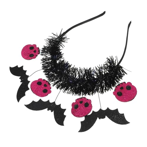 HONITANO Halloween Schädel Kopfband mit Fledermaus und Spinnen Design Komfortabel und Stabil Auffälliges Party Accessoire für Erwachsene für Halloween Tag der Toten und Themenpartys HONITANO Halloween Schädel Kopfband mit Fledermaus und Spinnen Design Komfortabel und Stabil Auffälliges Party Accessoire für Erwachsene für Halloween Tag der Toten und Themenpartys von HONITANO