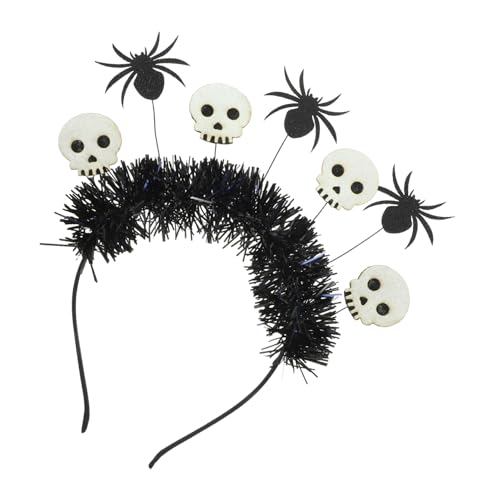 HONITANO Halloween Schädel Stirnband Party Haarschmuck Halloween Kostüm Zubehör Gruseliges Schädelhaarband für Partys und Karneval HONITANO Halloween Schädel Stirnband Party Haarschmuck Halloween Kostüm Zubehör Gruseliges Schädelhaarband für Partys und Karneval von HONITANO