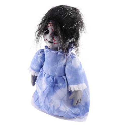 HONITANO Halloween Voice Aktivierte Grusel Puppe mit Leuchteffekt und Automatischem Gehen Schaurige Horror Deko für Haunted House Party und Halloween Events ohne Batterie HONITANO Halloween Voice Aktivierte Grusel Puppe mit Leuchteffekt und Automatischem Gehen Schaurige Horror Deko für Haunted House Party und Halloween Events ohne Batterie von HONITANO