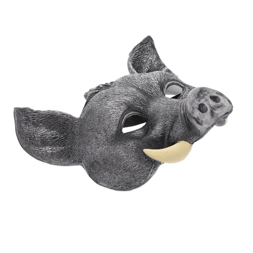HONITANO Halloween Wildschwein Maske Schwarz für Erwachsene Cosplay Requisite Party Dekorative Tiermaske für Kostümbälle Fasching Maskenball und Gruselige Verkleidungen HONITANO Halloween Wildschwein Maske Schwarz für Erwachsene Cosplay Requisite Party Dekorative Tiermaske für Kostümbälle Fasching Maskenball und Gruselige Verkleidungen von HONITANO