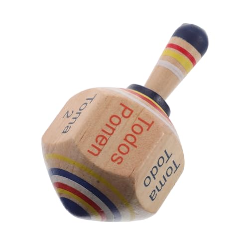 HONITANO Handgefertigter Holzkreisel zum Drehen Fördert Konzentration für Partys Dekoratives für Soziale Aktivitäten und Schreibtischgestaltung von HONITANO