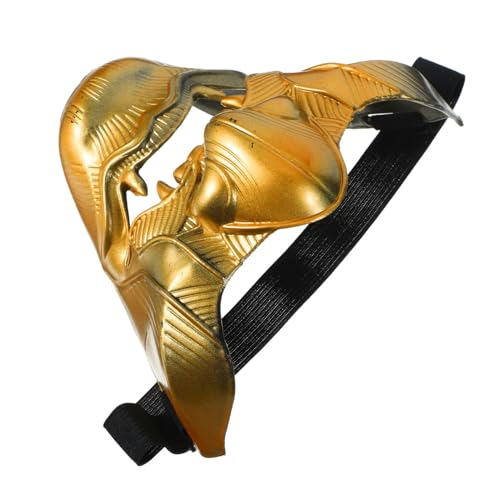 HONITANO Hannya Cosplay Maske Japanische Halbgesichtsmaske aus Robustem mit Elastischem Band Unisex für Halloween Party Kostüm und Japanische Drama Events HONITANO Hannya Cosplay Maske Japanische Halbgesichtsmaske aus Robustem mit Elastischem Band Unisex für Halloween Party Kostüm und Japanische Drama Events von HONITANO