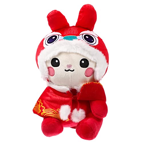 HONITANO Hasenpuppe Hasen Kuscheltier hasenfiguren Cuddly Bunny kaninchenspielzeuge Hasen ausgestopftes Hasenspielzeug Neujahrsvorräte neujahr Hasen-Stofftier Plüsch von HONITANO