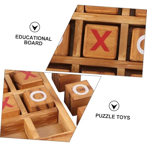 HONITANO Holz Brettspiel für Eltern Kompaktes Tragbares Intelligentes Familienspiel Fördert Beobachtung und Konzentration Geeignet für Ab Jahren von HONITANO