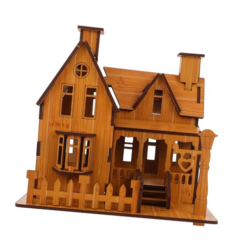 HONITANO Holz Puzzle Haus Modell DIY Kreatives Holzspielzeug für Hand Auge Koordination Pädagogisches Bastelspiel HONITANO Holz Puzzle Haus Modell DIY Kreatives Holzspielzeug für Hand Auge Koordination Pädagogisches Bastelspiel von HONITANO
