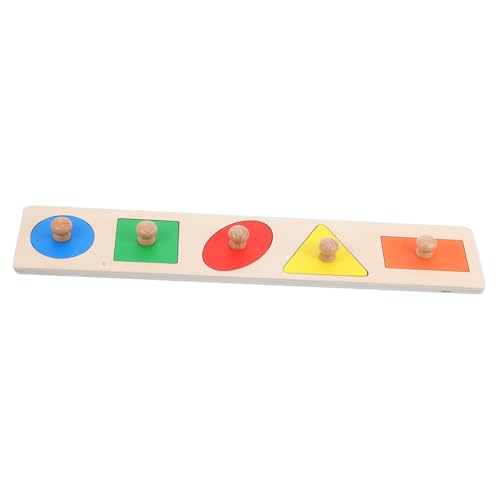 HONITANO Holz Steckpuzzle mit Griffen Montessori Lernspielzeug für Kleinkinder Geometrische Formen und Farben Motorikspielzeug zur Feinmotorik und Hand Auge Koordination HONITANO Holz Steckpuzzle mit Griffen Montessori Lernspielzeug für Kleinkinder Geometrische Formen und Farben Motorikspielzeug zur Feinmotorik und Hand Auge Koordination von HONITANO