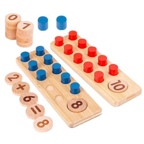HONITANO Holz Zählspielzeug für Ab Jahren Farbige Zahlenblöcke Pädagogisches Lernspielzeug zur Kognitiver Fähigkeiten und Zahlenverständnis Sicher Poliert für Kindergarten und Vorschule HONITANO Holz Zählspielzeug für Ab Jahren Farbige Zahlenblöcke Pädagogisches Lernspielzeug zur Kognitiver Fähigkeiten und Zahlenverständnis Sicher Poliert für Kindergarten und Vorschule von HONITANO