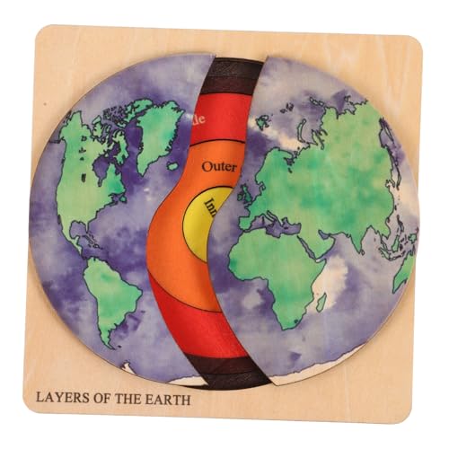 HONITANO Holzpuzzle Erde mit Erdkern Struktur Pädagogisches Puzzle für Jugendliche DIY Lernspielzeug zur Räumlicher Vorstellungskraft und Geografie für Einzel und Gruppenspiel HONITANO Holzpuzzle Erde mit Erdkern Struktur Pädagogisches Puzzle für Jugendliche DIY Lernspielzeug zur Räumlicher Vorstellungskraft und Geografie für Einzel und Gruppenspiel von HONITANO